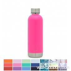 Simple Modern 12oz Bolt Water Bottle - Stainless Steel Hydro Kids Flask - Double Wall Vacuum Insulated Reusable Blue Small Metal Coffee Tumbler Leakproof Thermos - Twilight 569664159